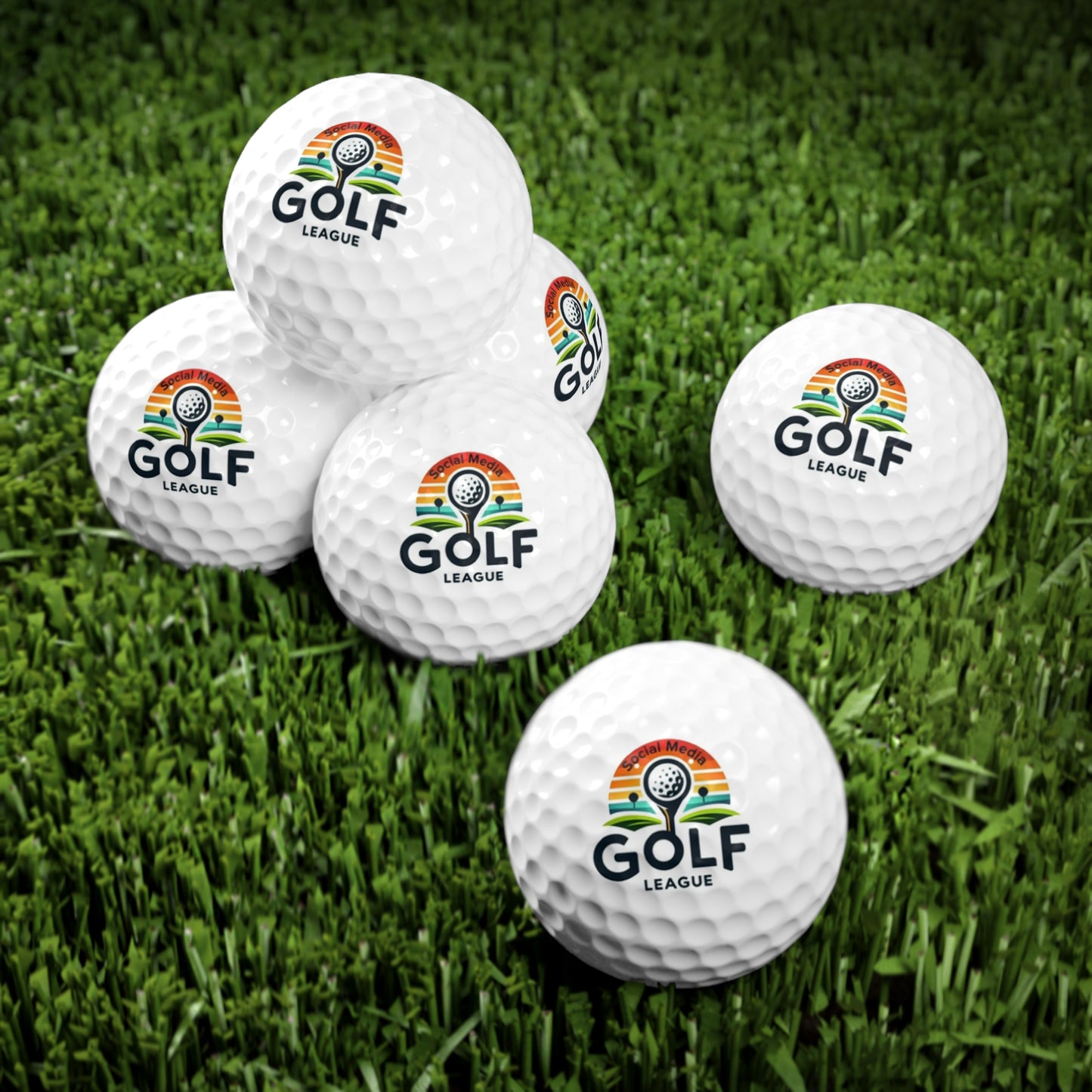 SMGL Golf Balls - 6 Pack for Fun Golfing